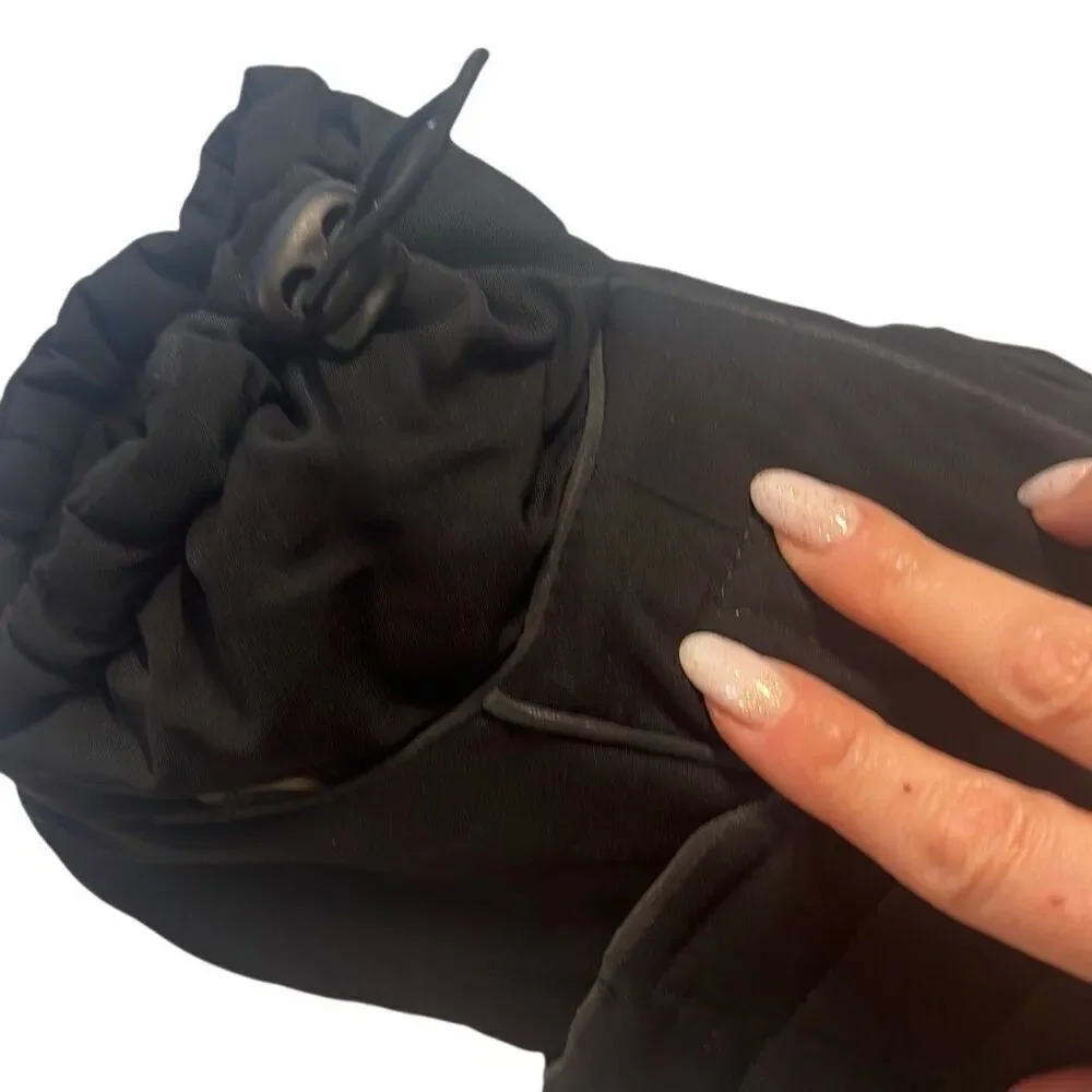 New Zara dog quilted winter black jacket coat teacup size